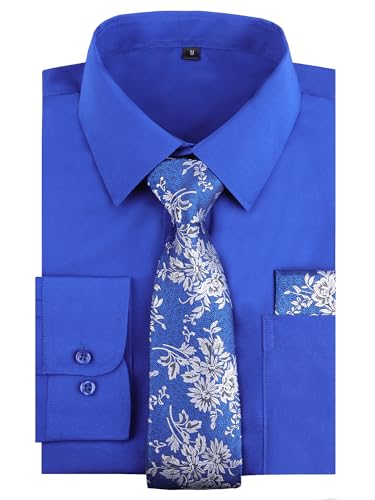 Image of Alizeal Mens 3 Pcs Long Sleeve Shirts Set