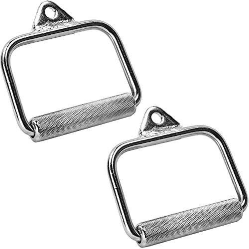 KakebHome フィットネス グリップ Dリング ハンドル 高強度マルチジム機器 360回転可能なグリップトレーニングエイド ケーブルクロスオーバーアタッチメント クロスフィットネス ウェイトリフティング 握力トレーニング 筋トレ エクササイズ シェイプアップ リハビリのサムネイル