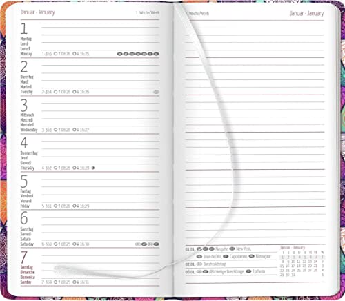 Ladytimer Slim Oriental 2024 - Taschen-Kalender 9x15,6 cm - orientalisch - Weekly - 128 Seiten - Notiz-Buch - Alpha Edition - Image 4