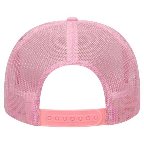 Image of OTTO Polyester Foam Front 5 Panel High Crown Mesh Back Trucker Hats in 97, Bulk, Wholesale