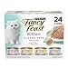 Purina Fancy Feast Grain Free Pate Wet Kitten Food Variety Pack, Kitten Classic Pate Collection, 4 flavors - (24) 3 oz. Boxes