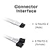 EZDIY-FAB RTX 3000 Series 12 Pin to Dual 8 Pin PCIe Sleeved Extension Cable 300 MM- Connector for NVIDIA Ampere GEFORCE RTX 3060ti 3070 3080 FE Funder Edition- Black