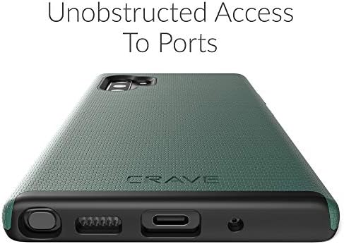 Crave for Galaxy Note 10 Plus Case, Shockproof Protection Dual Layer Case for Samsung Galaxy Note 10 Plus (6.8 inch) - Forest Green - Image 7