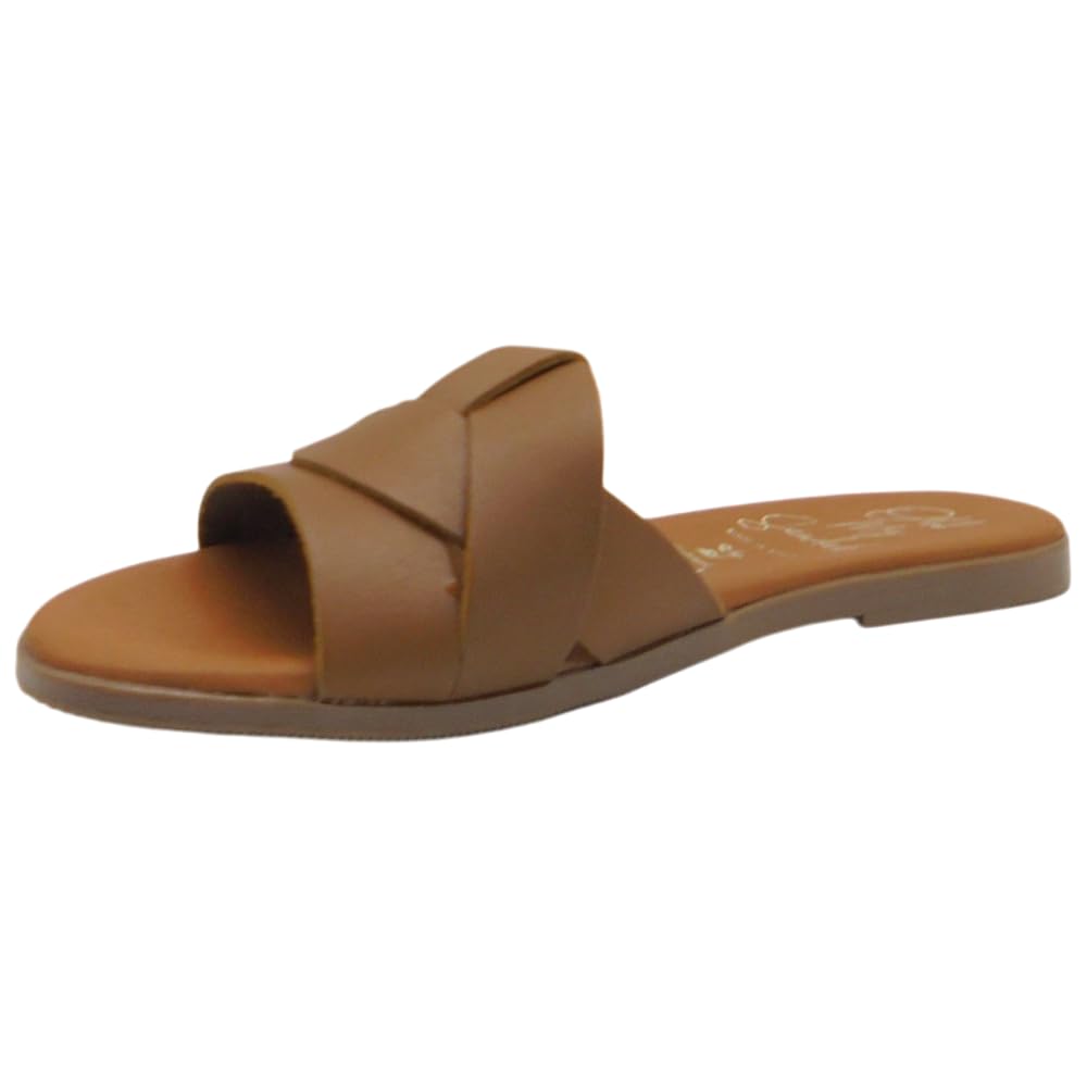 Oh! My Sandals - 5805 Sandalias Mujer cómodas de Piel con Planta Gel Acolchada y Suela Antideslizante para: Mujer