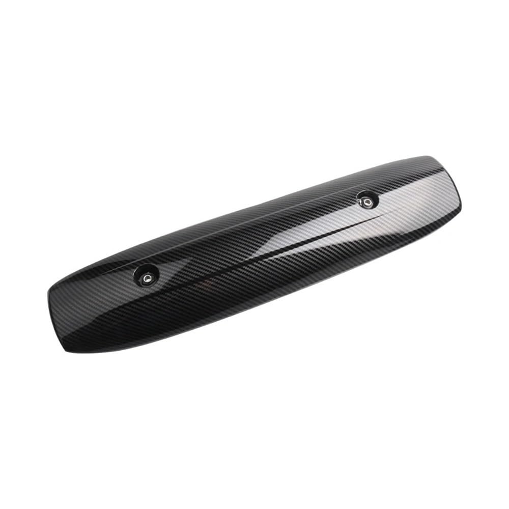 Protector Tubo Escape para TMAX500 TMAX 500 2008-2011 Cubierta De Silenciador De Motocicleta Fibra De Carbono Tubo De Escape Protector De Calor Cubierta Protectora De Escape
