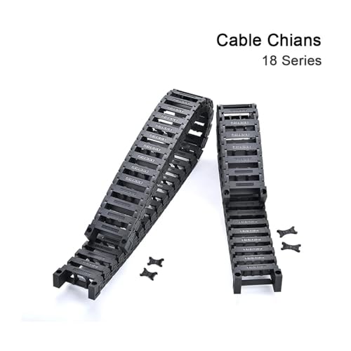 Chaîne porte-câbles série 18 pour sécuriser l'atelier de commande numérique