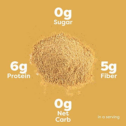 Kiss My Keto Bread Crumbs Plain - Zero Carb Breadcrumbs (0g-Net) | Low Sodium, Low Carb Bread Crumbs | Sugar Free, 6g Protein / Serving, Soy Free, Non-GMO - Contains Vital Wheat Gluten