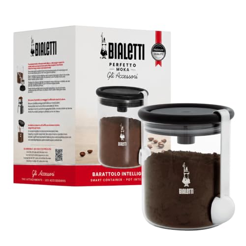Bialetti DCDESIGN07 Moka Brattalo Glass Coffee Jar