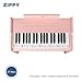 ZIPPY Kids Piano Keyboard, 37 Keys Digital Piano for Kids, Music Educational Instrument Toy, Wood Piano for 3+ Girls and Boys (Pink Basic)
