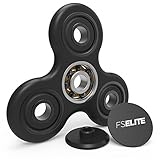 FS ELITE - The Fidget Spinner Elite - Si3N4 Ceramic Bearings with an Injection-Molded ABS Tri-Spinner Frame - Matte Black