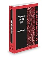 O'Connor's Texas CPRC Plus, 2020-2021 ed. 1539210650 Book Cover