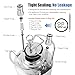 MRbrew New 5 Gallon Ball Lock Keg, Stainless Steel Corny Keg with Two Ball Lock Keg Fittings & Gasket Set, Double Ball Lock Post Beer Keg For Draft, Homebrew, Craft Beer, Cold Brew Keg for Party