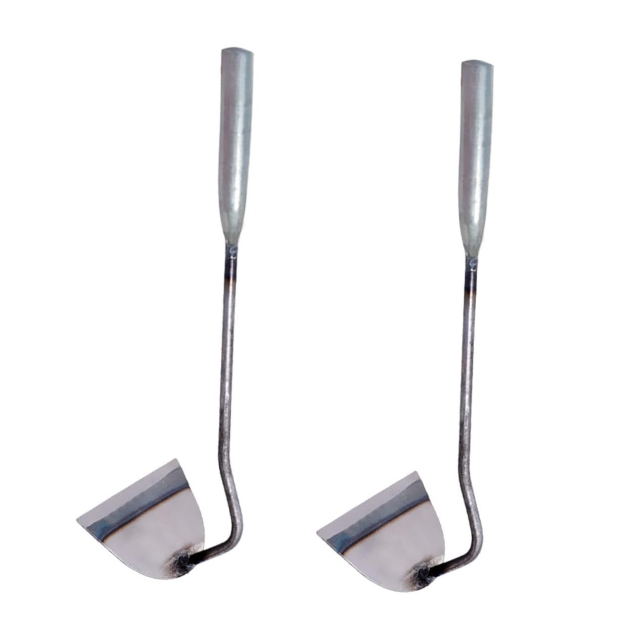 OFFSCH Garden Hoe Set 2 Stainless Steel Hoes for Weeding Planting Home Office School