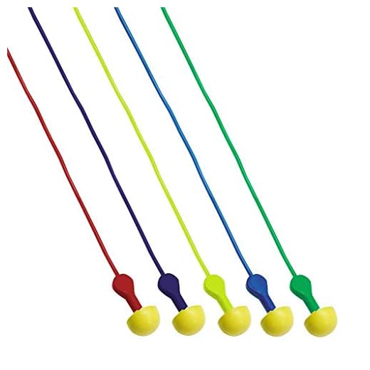 3M 311-1115 Single Use Express Pod Plugs Push-to-Fit Polyurethane Foam Corded Earplugs With Vinyl Cord And Assorted Color Paddle-Style Grips (1 Pair Per Pillow Pack, 100 Pair Per Box) (100/PR)