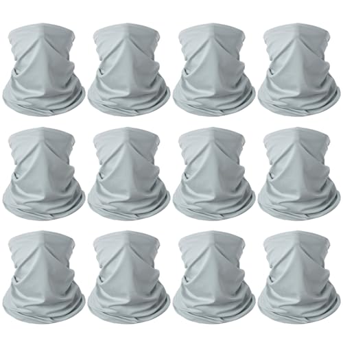 Image of 6 Pieces Summer Face Cover Scarf Mens Neck Gaiter For Men Women UV Protection Face Breathable Sun Protection Cycling Running