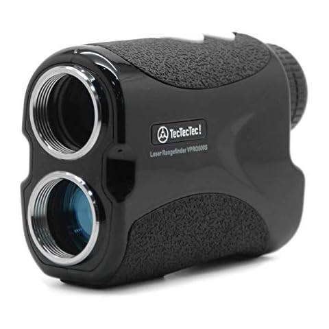 TecTecTec Golf Rangefinder - Slope & Pinseeker Rangefinder VPRO 500S (Black) Cover