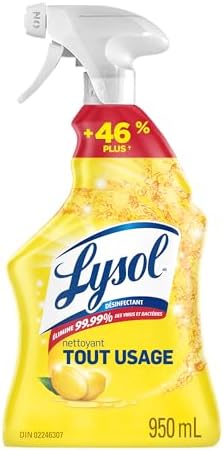 Lysol All Purpose Cleaner Trigger Spray, Lemon Scent, 950 mL — view 9