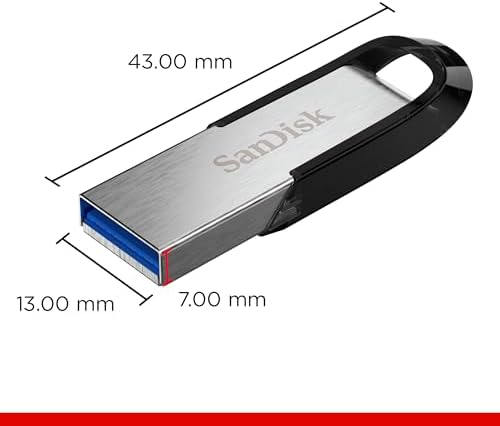 SanDisk Ultra Flair USB 3.0 16GB Flash Drive High Performance up to 130MB/S (SDCZ73-016G-G46), Black — view 2