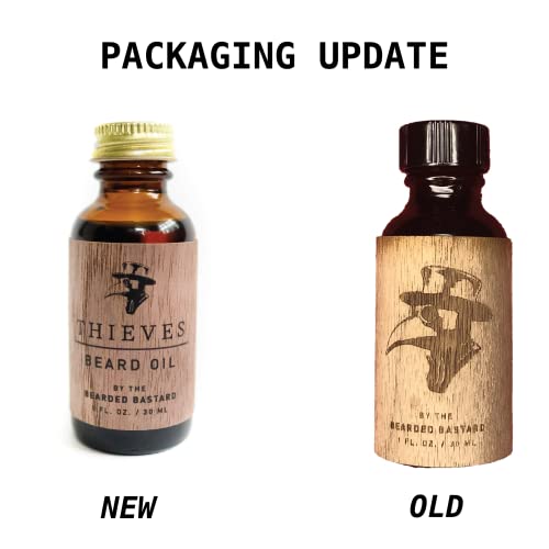Tbb Thieves Premium Beard Oil For Men | Leave-In Beard Conditioner | Keeps Facial Hair Soft And Moisturizes Skin | Jojoba Oil, Argan & Sweet Almond Essential Oils (1 Oz.) #TOP1