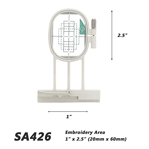 Image of Sew Tech Embroidery Hoop for Brother, 1x2.5in 20x60mm SA426 Frame