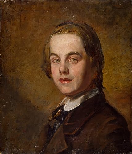 Lienzo abstracto autorretrato de William Holman Hunt para decoración del hogar 60x90cm