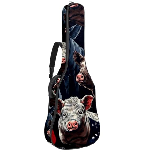 Sac pour guitare avec protection améliorée et grand volume de rangement