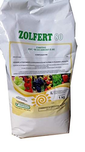 zolfo agricolo bagnabile correttivo vite frutticoltura ortaggi kg.1 zolfert 80