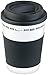 Produktbild PEARL Kaffeebecher mit Deckel: Coffee-to-go-Becher mit Deckel, 350 ml, doppelwandig, BPA-frei (Kaffeetasse mit Deckel, Coffee to Go Becher Kunststoff, Camping Geschirr)