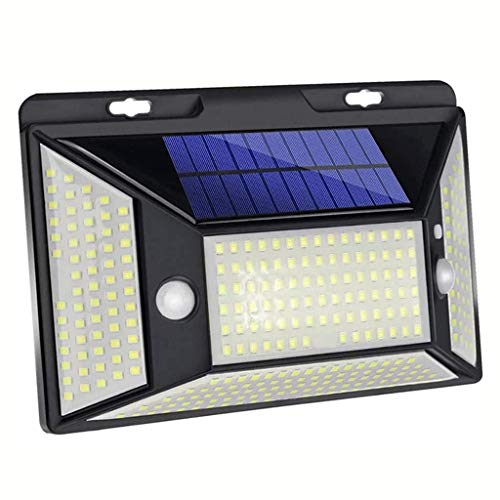 Lampe solaire d'extérieur imperméable contre le noir complet devant le garage - 2