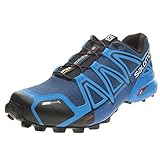 Salomon Men's Speedcross 4 CS Trail Runner, Blue Depth/Bright Blue/Black, 10 D US
