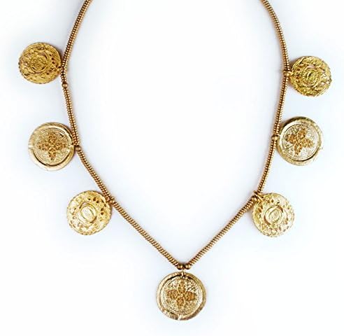 Kenneth Jay Lane Goldtone Medallion Necklace