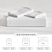 WARMDERN Waffle Weave Duvet Cover King Size, White Textured Duvet Cover Set, Soft and Breathable Comforter Cover, 3 Pieces Microfiber Bedding Set for All Season(White,King)