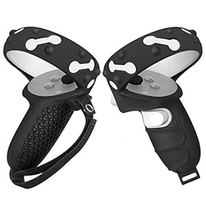 Vakdon Volledige Touch Controller Grip Cover voor Oculus Quest 2, Siliconen Beschermende Ring Cover, Anti-Gooi Handvat…