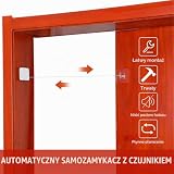 CAM2 2 sztuki automatycznych samozamykaczy drzwi bez wiercenia, z linką