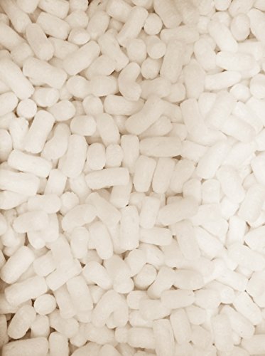 White Biodegradable Packing Peanuts 25 Gallons 3.5 Cf New Clean #TOP4