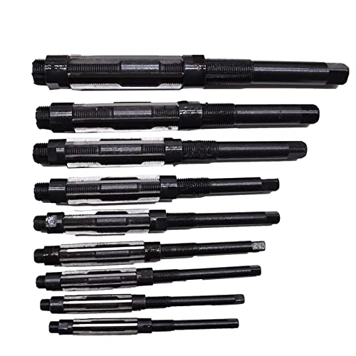 Kimllier 9Pcs Adjustable Hand Reamers 15/32 Inch To 1-5/32 Inch For Drilling Machine And Other Machine #TOP15