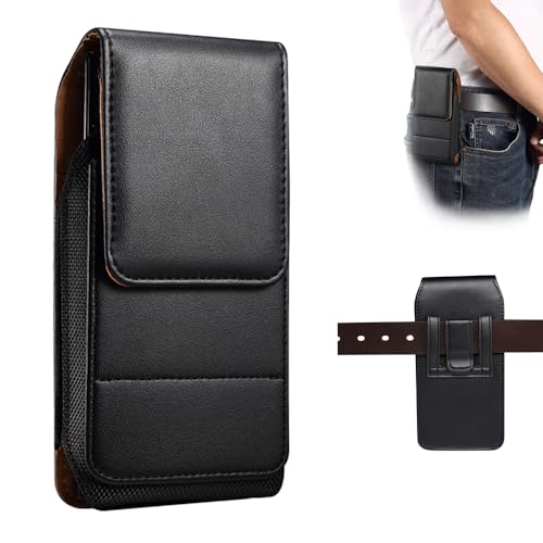 Pochette Ceinture Smartphone Cuir Homme Sac Banane pour Samsung Galaxy S25 S24 S23 S21 Plus A33 A53 Pro A54 S20 FE Google Pixel 6A Xiaomi Redmi Note 11S 11 Motorola...