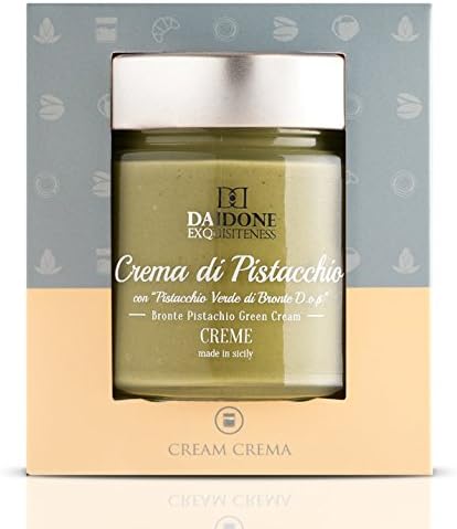 Daidone - Handmade Sicilian PDO Pistachio Cream - 12 Jars of 220g