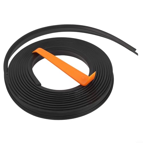 Yuanpgky Bande d'étanchéité de voiture - 4 m - Joint d'étanchéité en caoutchouc souple résistant aux intempéries pour isolation phonique, anti-poussière et protection contre la pluie - Compatible avec