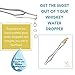 Glass Whiskey Water Dropper with a Pot Still Top, Hand Made in Scotland - Glass Whisky Water Pipette for Scotch, Whiskey, Bourbon and Rye - Whiskey Gift, Whiskey Bar Accessories by Angels' Share Glass
