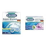 Dr. Beckmann Blanqueador Intensivo Súper Blanco en Polvo Sin Cloro, 1 Caja con 6 Bolsas de 40g c/u, 6 count + Jabón...