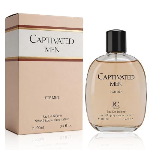 Image of AFLUXE Captivated Men Eau de Parfum, Spicy Woody Amber Cologne for Men with Mandarin, Cinnamon & Vanilla Notes, Long Lasting Masculine Fragrance, 3.4 Fl Oz (100ml)