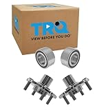 TRQ 2 Piece Front Wheel Bearing & Hub Kit Set Compatible with 2004-2006 Scion xA xB 2000-2005 Toyota Echo