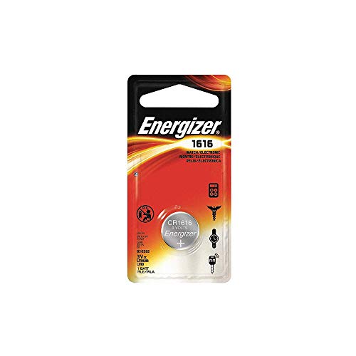 Energizer ECR1616BP Lithium 3 V Non-rechargeable Battery – Batteries (Lithium, Button/coin, 3 V, 1 pc (S), CR1616, 55 mAh)