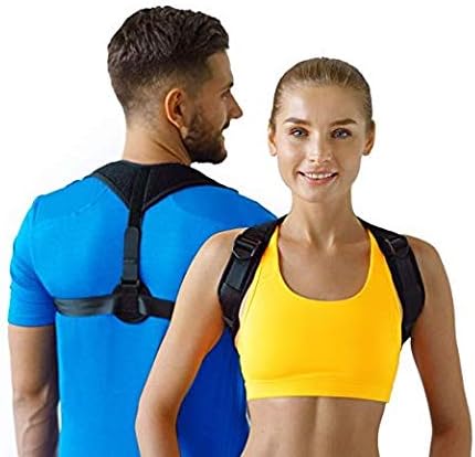 Figure 8 Posture Corrector | Invisible Shoulder Posture Strap for Men & Women | Effective Shoulder Corrector for Posture Brace | Discreet Clavicle Posture Support Rehab (Chest Size 25" - 50")