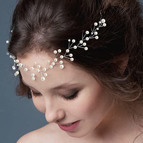 BLMHTWO 2400 Pieces Pearl Stickers, Hair Pearls Make a Face Stickers Rhinestone Stickers Self Adhesive Gem Stickers for Hair, Face, Nails, DIY, Phone Case, Shoes and Hats Craft Decoration