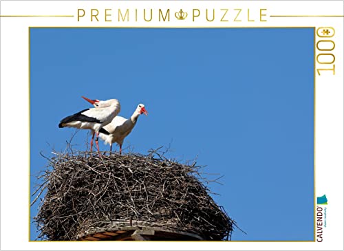 Preisvergleich Produktbild CALVENDO Puzzle Weißstorch - 1000 Teile Foto-Puzzle für glückliche Stunden