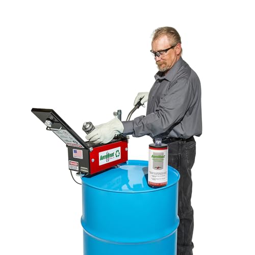 Image of AeroVent Safe2Vent Single Filter Assembly (Part #10004701) | Fits Single-Can Systems | Reusable Top, Base & Filter Cartridge | Viz-a-Ball Indicator | Compliant in All 50 States | Made in USA