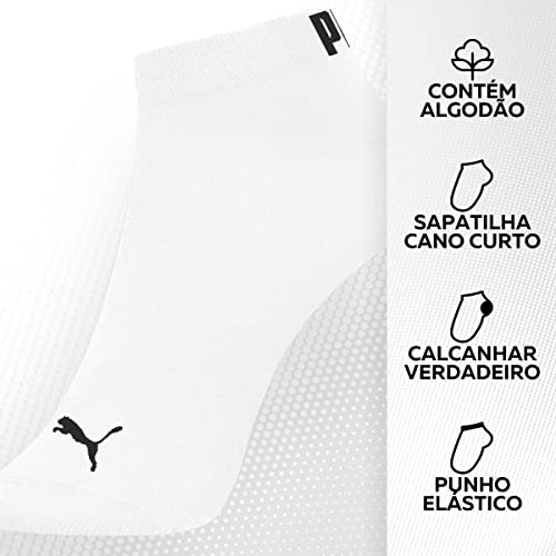 Kit 09 Pares Meias Esportiva Sapatilha Cano Curto | KIT - F | 39-43