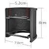 Glewi Microphone Windscreen Filter for Studio Recording, Multi-Layer Foam & Metal Mesh Shield, 45-61mm Fit, Silver(Black) #3